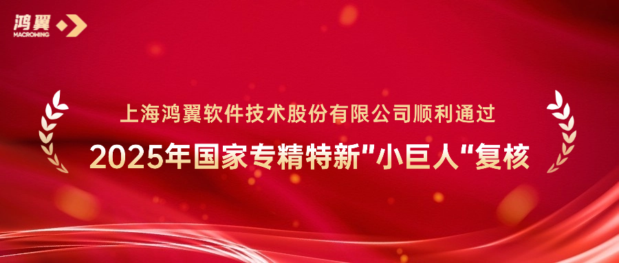 榮耀再續(xù)！鴻翼通過2025年國家專精特新“小巨人”企業(yè)復(fù)核
